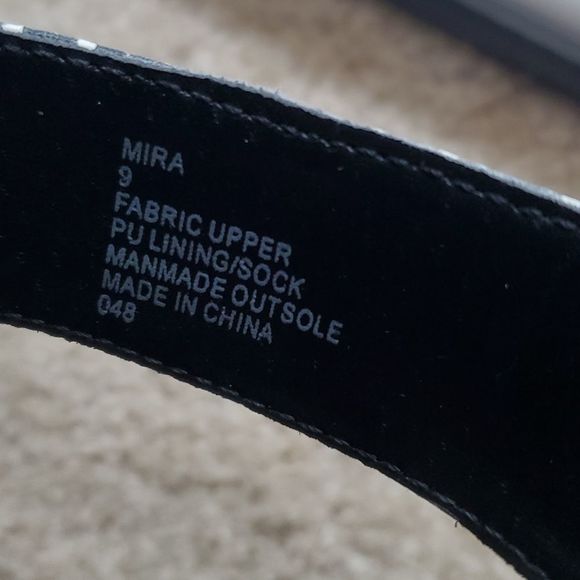 Steve Madden black and white print 5" heels, 9 - Picture 5 of 5